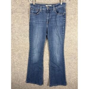 Levi's 726 Flare Jeans‎ Women's Size 29 Medium Wash Denim Waterless High Rise